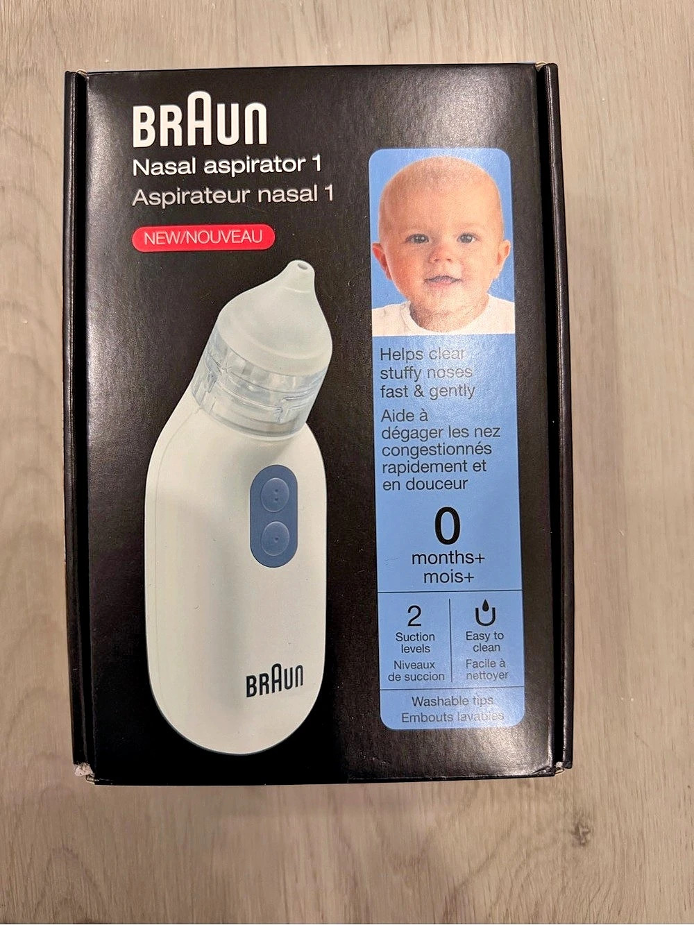 Braun Nasal Aspirator 1 White & Blue